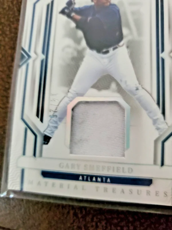 2024 National Treasures Material Treasure Gary Sheffield/25 Game Used Dirty Patc - Image 3