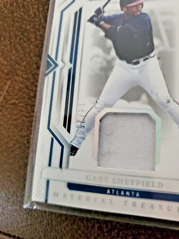 2024 National Treasures Material Treasure Gary Sheffield/25 Game Used Dirty Patc - Image 4