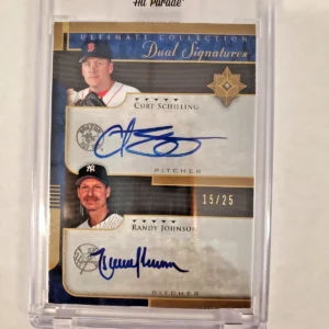 2005 Upper Deck ULTIMATE COLLECTION DUAL SIGNATURES Curt Schilling-Randy Johnson