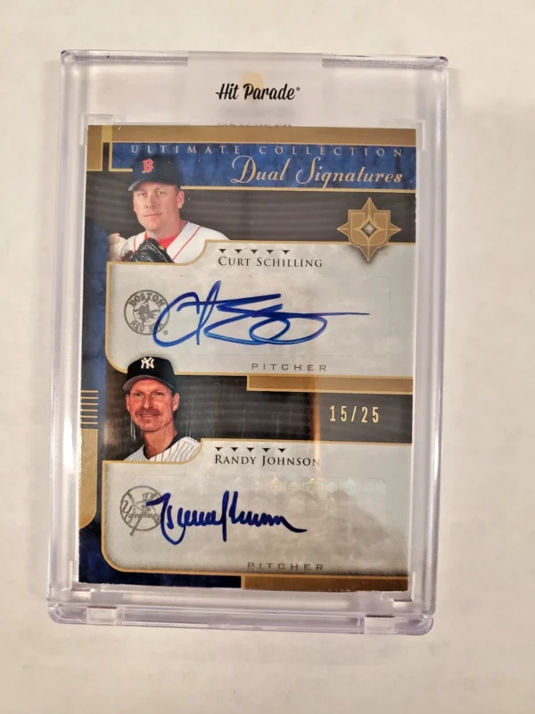 2005 Upper Deck ULTIMATE COLLECTION DUAL SIGNATURES Curt Schilling-Randy Johnson