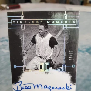 2024 Impeccable Baseball Timeless Moments Bill Mazeriski /25