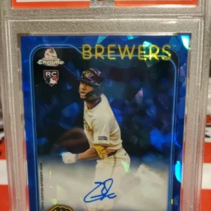 2024 Topps Chrome Update Series Sapphire Edition - Autographs Jackson Chourio...