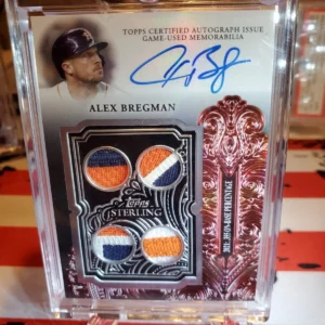 2023 Topps Sterling - Sterling Swings Autograph Relics Alex Bregman #SWAR-BRG...