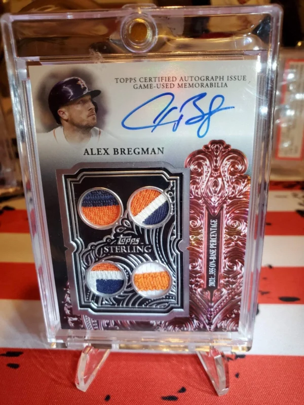 2023 Topps Sterling - Sterling Swings Autograph Relics Alex Bregman #SWAR-BRG...