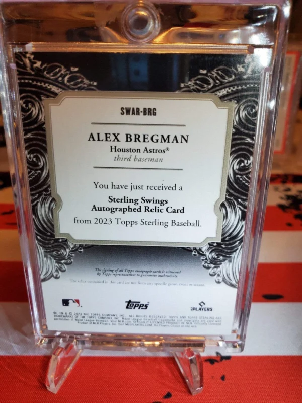 2023 Topps Sterling - Sterling Swings Autograph Relics Alex Bregman #SWAR-BRG... - Image 3
