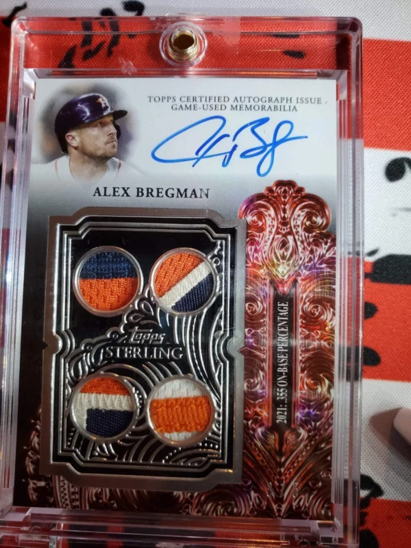 2023 Topps Sterling - Sterling Swings Autograph Relics Alex Bregman #SWAR-BRG... - Image 4