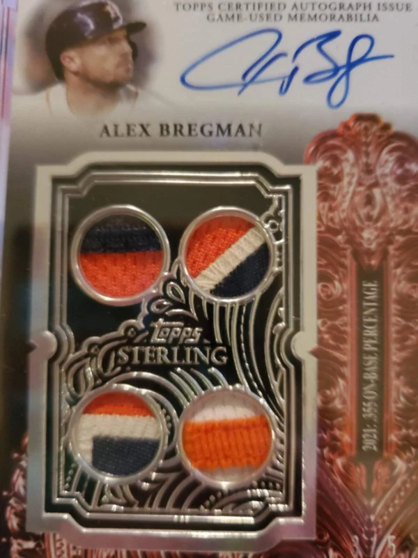 2023 Topps Sterling - Sterling Swings Autograph Relics Alex Bregman #SWAR-BRG... - Image 2