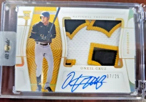 2022 National Treasures O'Neil Cruz Rpa /25