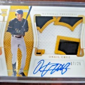 2022 National Treasures O'Neil Cruz Rpa /25
