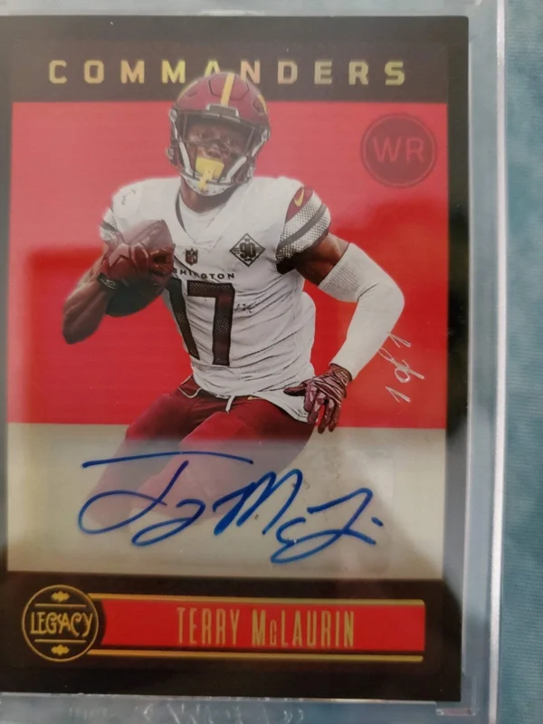 2023 Panini Legacy Football Terry McLAUREN 1/1 - Image 5