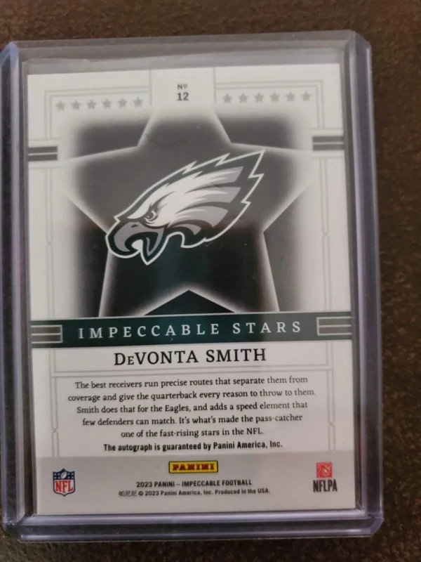 2024 Impeccable Football Impeccable Stars DeVonte Smith /25 - Image 2