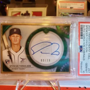 2022 Transcendent Collection Spencer Torkelson Auto-Variation Emerald/15