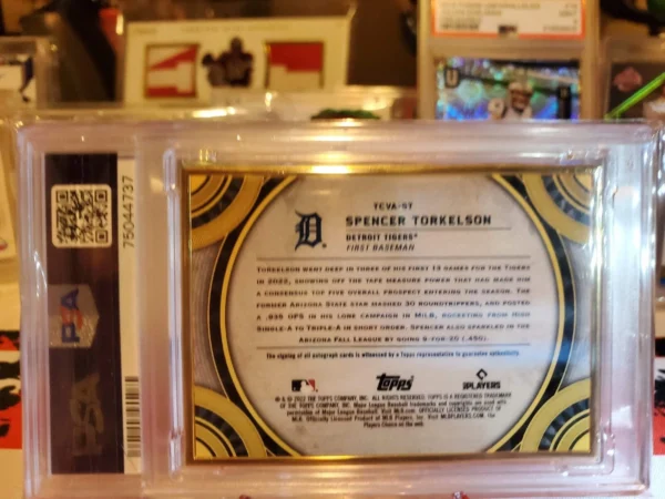 2022 Transcendent Collection Spencer Torkelson Auto-Variation Emerald/15 - Image 4