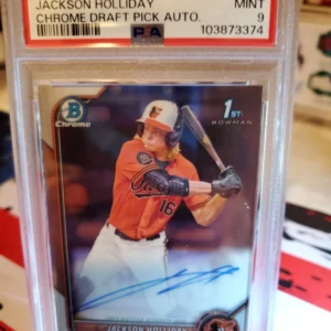 2022 Bowman Draft - Chrome Draft Pick Autographs Jackson Holliday #CDA-JH...