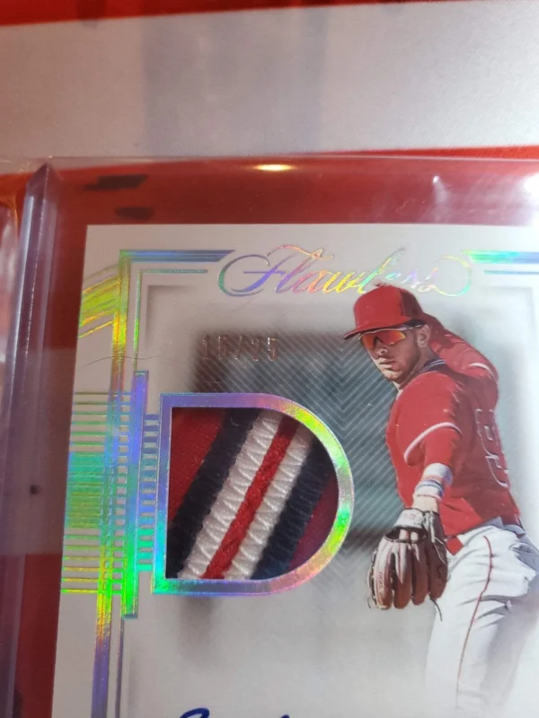 2023 Panini Flawless - Draft Patch Autographs Zach Neto #DPA-ZN /25 (AU, MEM,... - Image 3