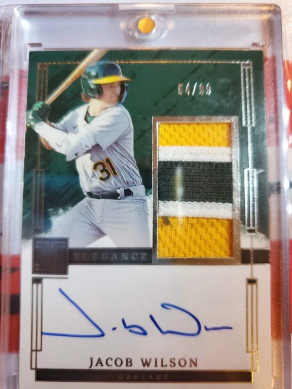 2024 Panini Impeccable - Elégance Prospect Jersey Autographs Jacob Wilson... - Image 2