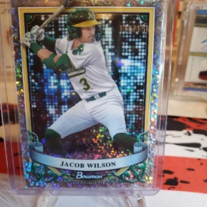 2024 Bowman Sterling - Prospect Jacob Wilson #BSP-48 Mini-Diamond Refractor /150