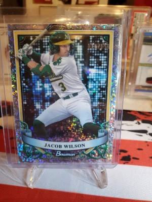 2024 Bowman Sterling - Prospect Jacob Wilson #BSP-48 Mini-Diamond Refractor /150