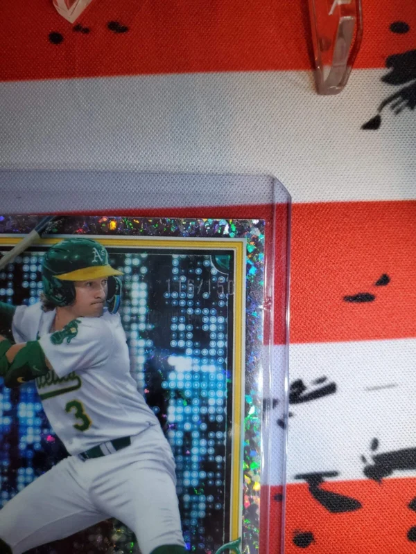 2024 Bowman Sterling - Prospect Jacob Wilson #BSP-48 Mini-Diamond Refractor /150 - Image 4