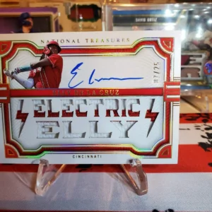 2023 National Treasures Baseball Elly De LA Cruz Electric Elly /25