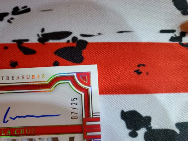 2023 National Treasures Baseball Elly De LA Cruz Electric Elly /25 - Image 11