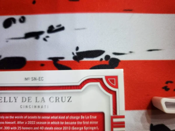 2023 National Treasures Baseball Elly De LA Cruz Electric Elly /25 - Image 6