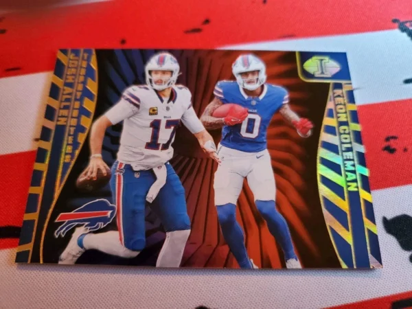 2024 ILLUSIONS FOTL TROPHY HUNTERS JOSH ALLEN-KEON COLEMAN/3 - Image 5