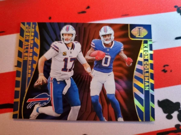 2024 ILLUSIONS FOTL TROPHY HUNTERS JOSH ALLEN-KEON COLEMAN/3 - Image 6