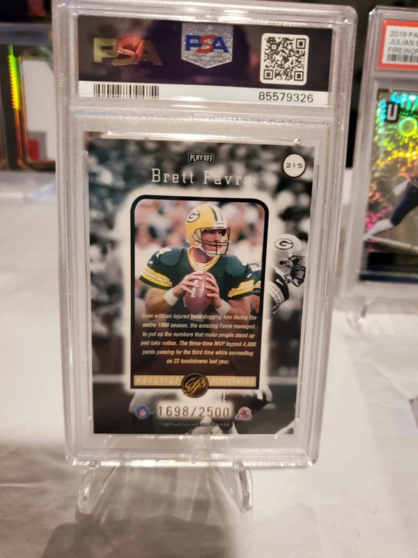 2000 Playoff Prestige Brett Favre Psa 8 - Image 4