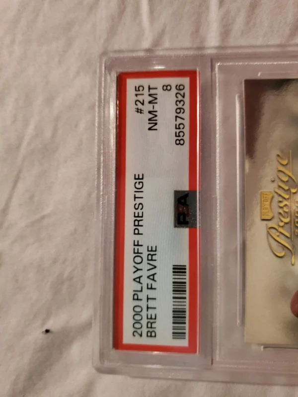 2000 Playoff Prestige Brett Favre Psa 8 - Image 2