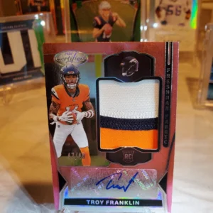 2024 Panini Certified - Freshman Fabric Signatures #FMS-TFN Troy Franklin