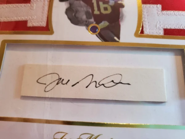 2922 Keepsake Edition JUMBO GEM PATCH Autographs JOE MONTANA/5 - Image 3