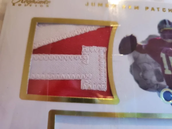 2922 Keepsake Edition JUMBO GEM PATCH Autographs JOE MONTANA/5 - Image 5