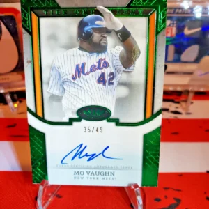 2024 Topps Tier One - Tier One Talent Autographs Mo Vaughn #T1TA-MV Green...