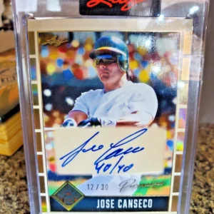 2025 Leaf Seasons In The Sun Personalized Jose Canseco Personalized/30