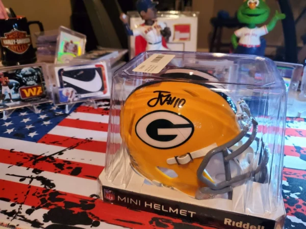 Jordan Love Signed Autographed Speed Mini Helmet Green Bay Packers Beckett BAS