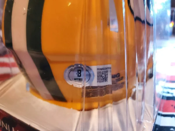 Jordan Love Signed Autographed Speed Mini Helmet Green Bay Packers Beckett BAS - Image 6