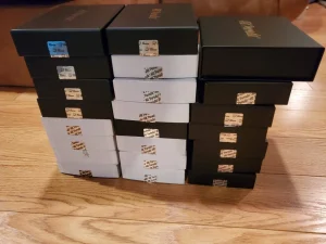 Lot Of 23 Card Size Boxes Ffrom Hit Parade. (Does NOT contain Any Cards. They...