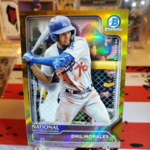 2025 Bowman Chrome Gold NSCC Emil Morales/50