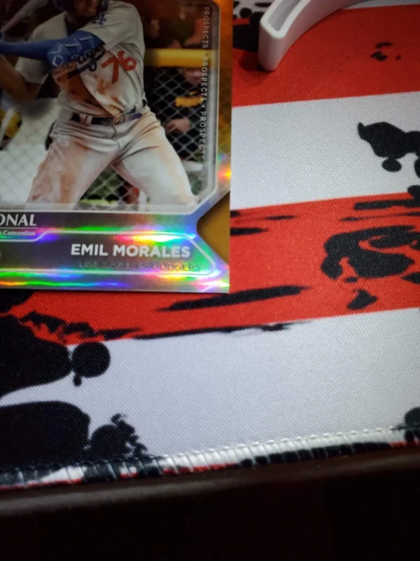 2025 Bowman Chrome Gold NSCC Emil Morales/50 - Image 5