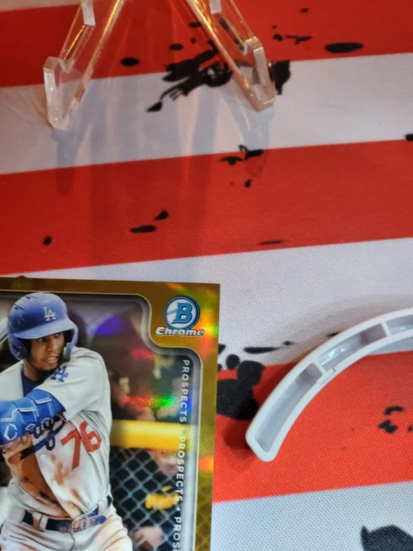 2025 Bowman Chrome Gold NSCC Emil Morales/50 - Image 6
