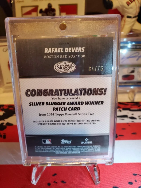 2024 Topps Series 2 - 2023 Silver Slugger Award Winners Rafael Devers #SS-RD... - Image 2
