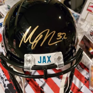 Maurice Jones- Drew MJD Signed Auto JAGUARS Full Size Speed Helmet rep Beckett