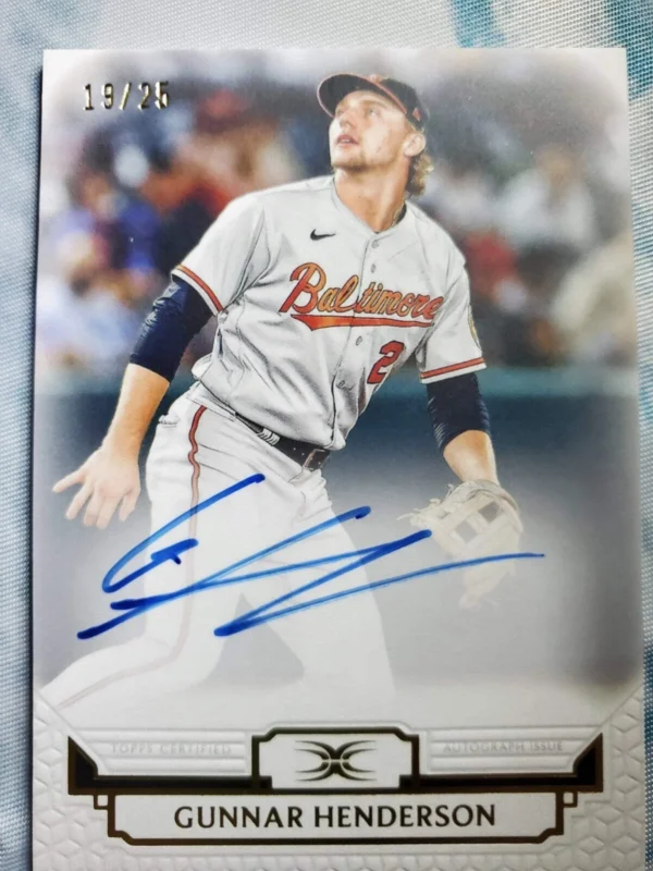 2024 Topps Definitive Collection - Defining Images Autographs Gunnar... - Image 3