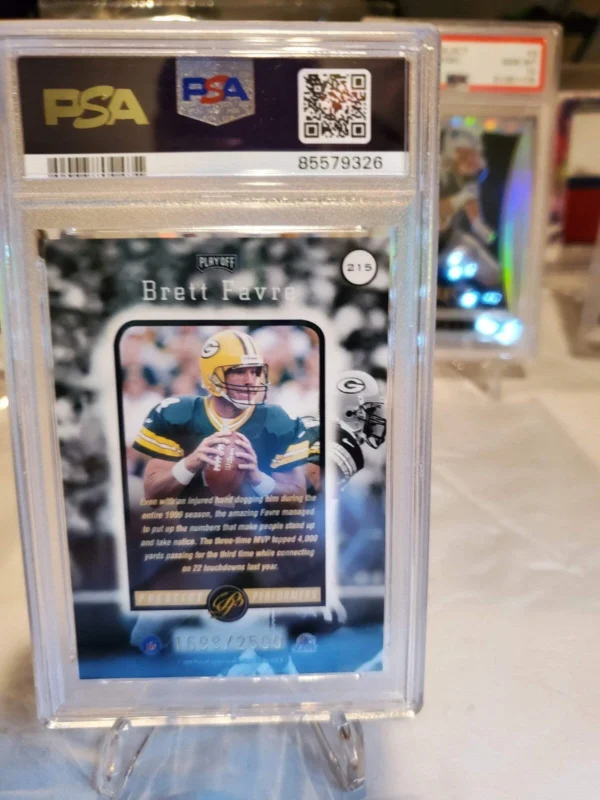 2000 Playoff Prestige - #215 Brett Favre /2500 - Image 2