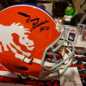 Autographed Denver Broncos Rep. Helmet Randy Gradishar