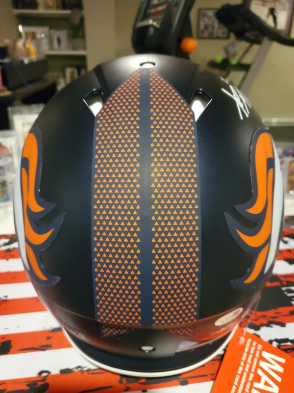 STEVE ATWATER SIGNED DENVER BRONCOS ECLIPSE AUTHENTIC SPEED HELMET BECKETT - Image 4