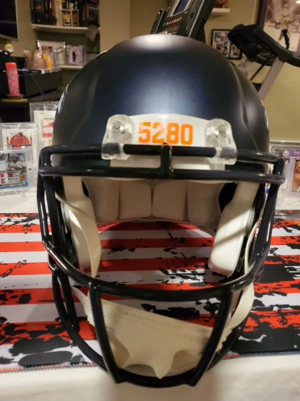 STEVE ATWATER SIGNED DENVER BRONCOS ECLIPSE AUTHENTIC SPEED HELMET BECKETT - Image 6