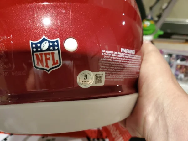 Clinton Portis Full Size Authentic Helmet With Beckett Cert - Image 6