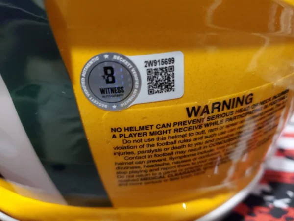 JORDAN LOVE Signed Full Size AUTHENTIC Green Bay Packers Helmet Beckett BAS - Image 4